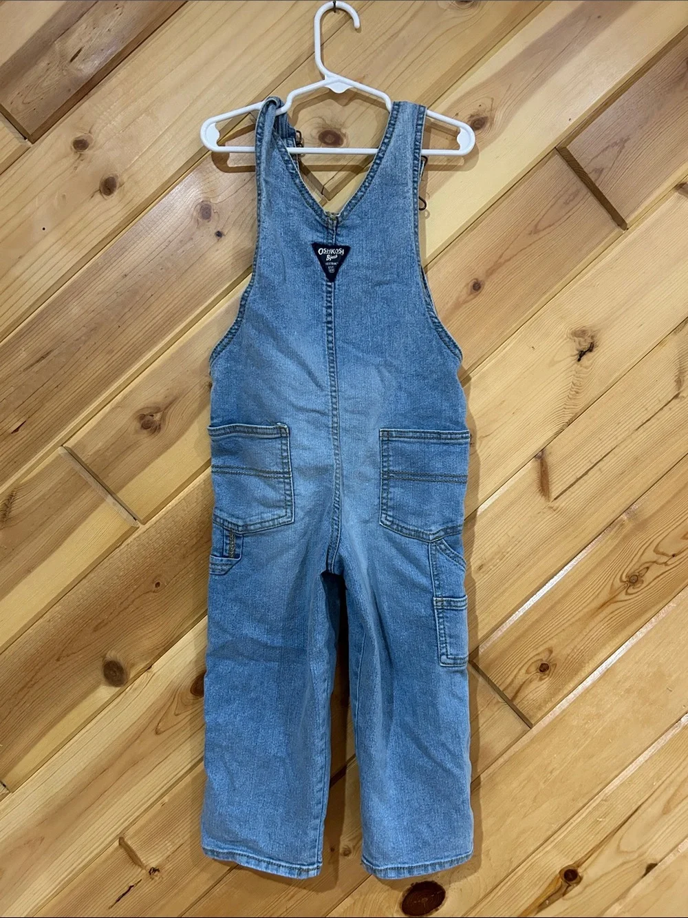 4t Children's Light Blue Denim Overalls
